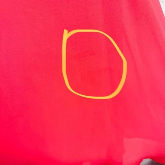 3/$22🩶 FLAW Torrid Womens Top Cami Neon Coral Chiffon Plus Size 1 1X - Picture 6 of 10